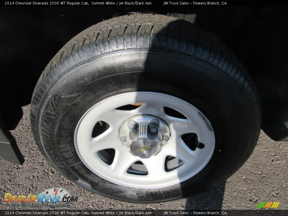 2014 Chevrolet Silverado 1500 WT Regular Cab Summit White / Jet Black/Dark Ash Photo #32