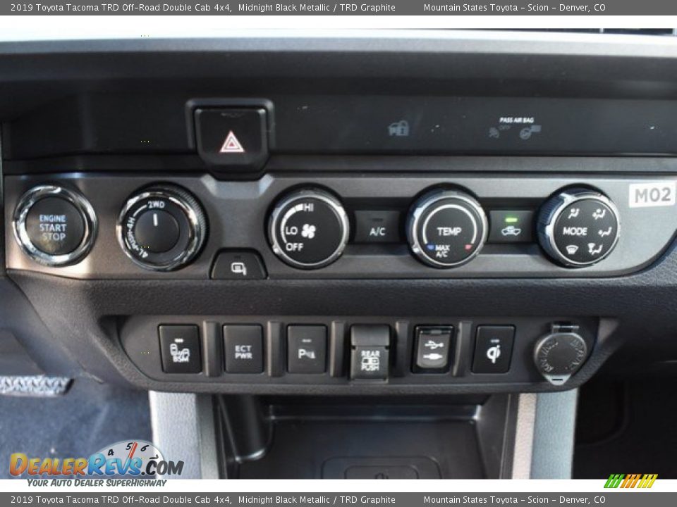 2019 Toyota Tacoma TRD Off-Road Double Cab 4x4 Midnight Black Metallic / TRD Graphite Photo #29