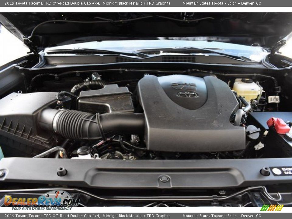 2019 Toyota Tacoma TRD Off-Road Double Cab 4x4 Midnight Black Metallic / TRD Graphite Photo #31
