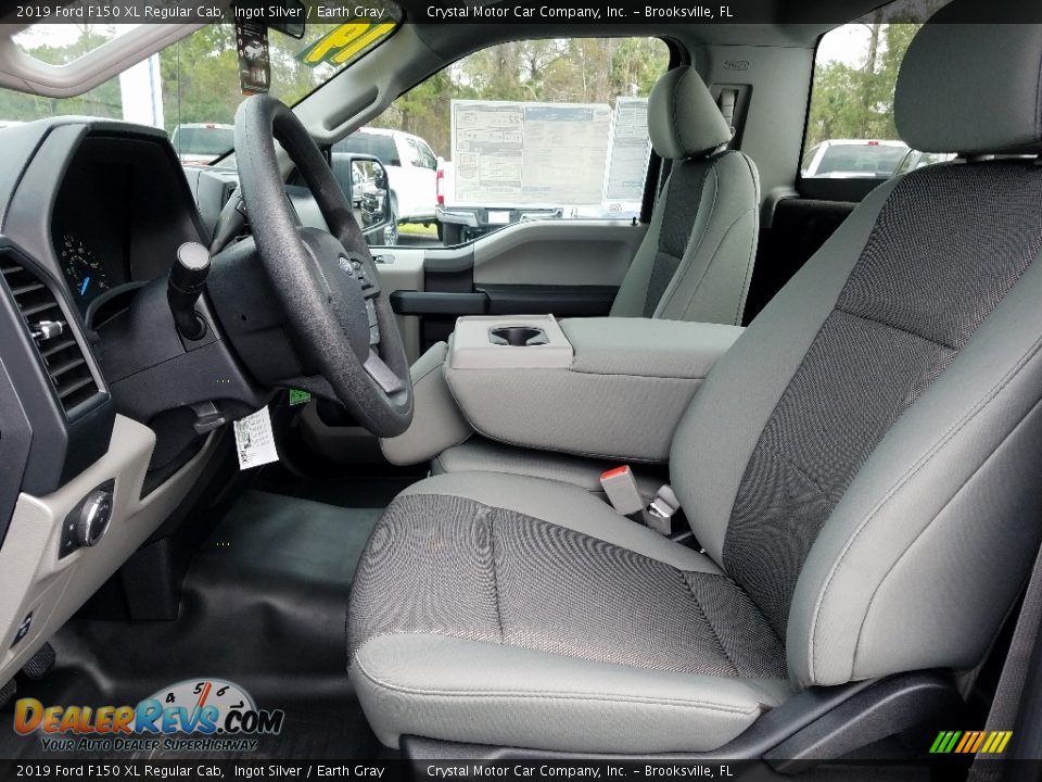 Earth Gray Interior - 2019 Ford F150 XL Regular Cab Photo #9