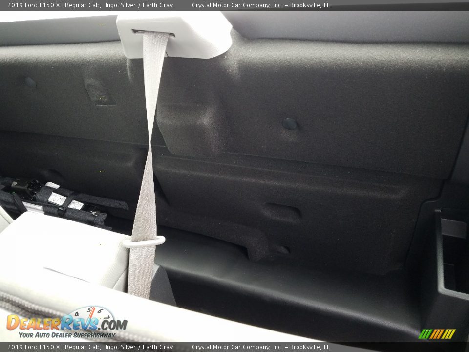 2019 Ford F150 XL Regular Cab Ingot Silver / Earth Gray Photo #10