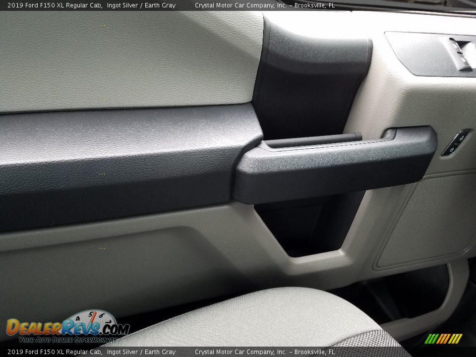 2019 Ford F150 XL Regular Cab Ingot Silver / Earth Gray Photo #16