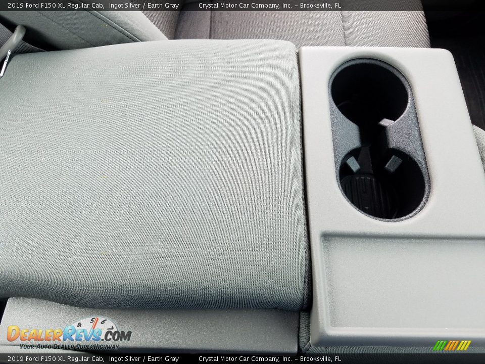 2019 Ford F150 XL Regular Cab Ingot Silver / Earth Gray Photo #17