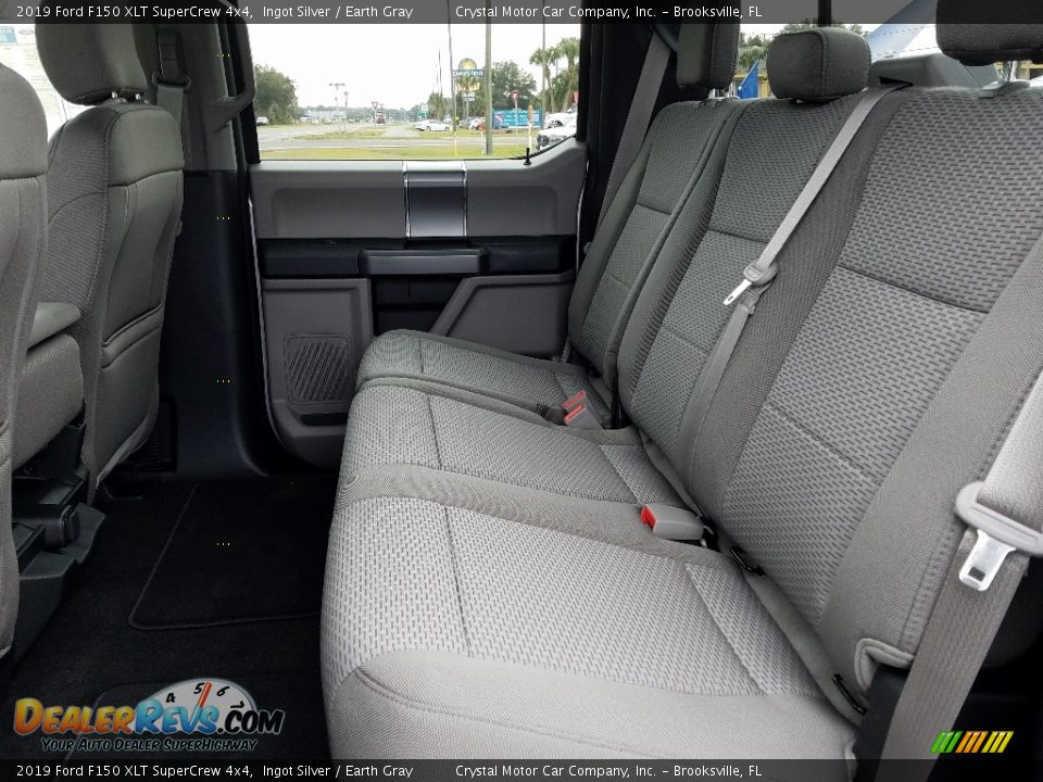 2019 Ford F150 XLT SuperCrew 4x4 Ingot Silver / Earth Gray Photo #10