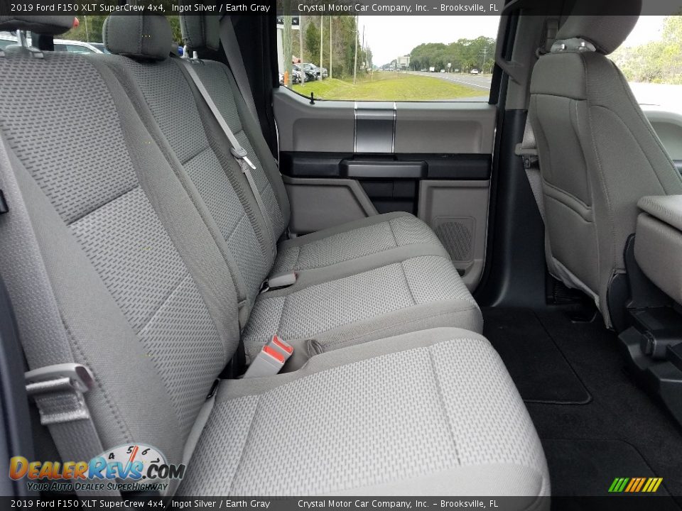 2019 Ford F150 XLT SuperCrew 4x4 Ingot Silver / Earth Gray Photo #11