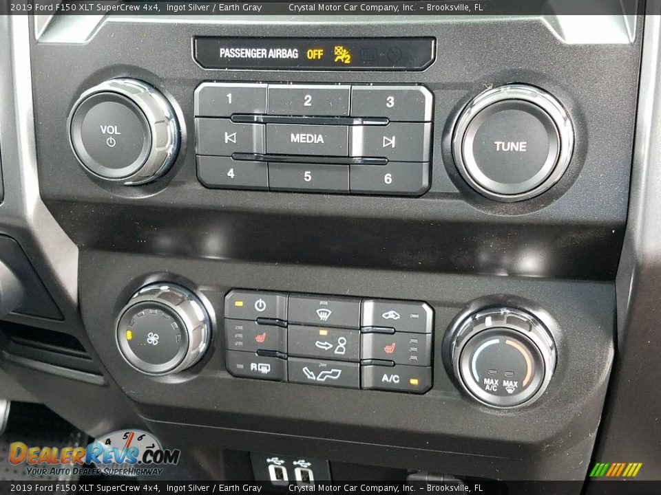 2019 Ford F150 XLT SuperCrew 4x4 Ingot Silver / Earth Gray Photo #16