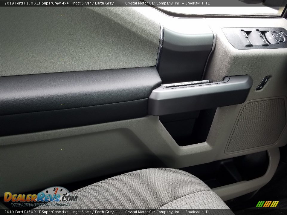 2019 Ford F150 XLT SuperCrew 4x4 Ingot Silver / Earth Gray Photo #17
