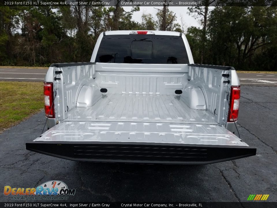 2019 Ford F150 XLT SuperCrew 4x4 Ingot Silver / Earth Gray Photo #19