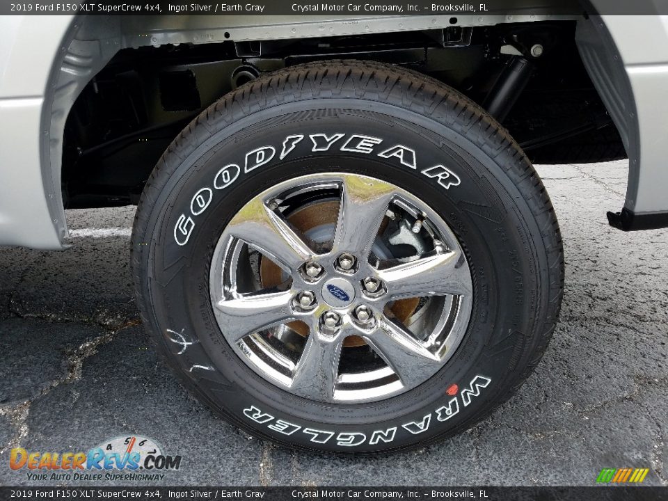 2019 Ford F150 XLT SuperCrew 4x4 Ingot Silver / Earth Gray Photo #20