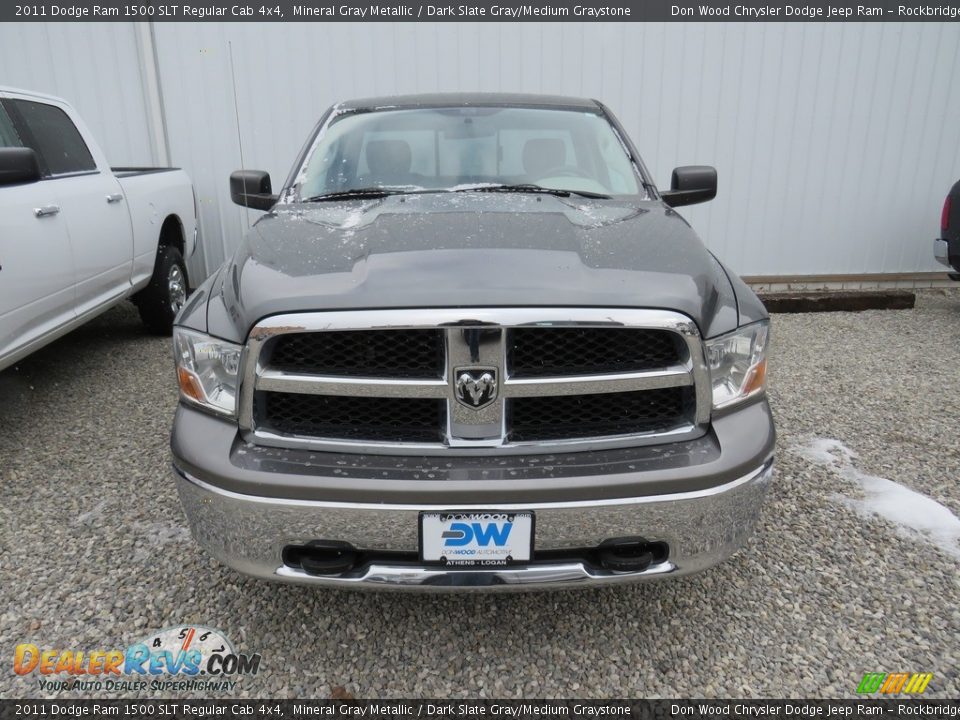 2011 Dodge Ram 1500 SLT Regular Cab 4x4 Mineral Gray Metallic / Dark Slate Gray/Medium Graystone Photo #4