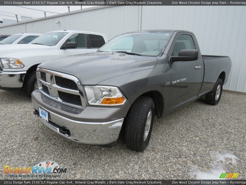 2011 Dodge Ram 1500 SLT Regular Cab 4x4 Mineral Gray Metallic / Dark Slate Gray/Medium Graystone Photo #7