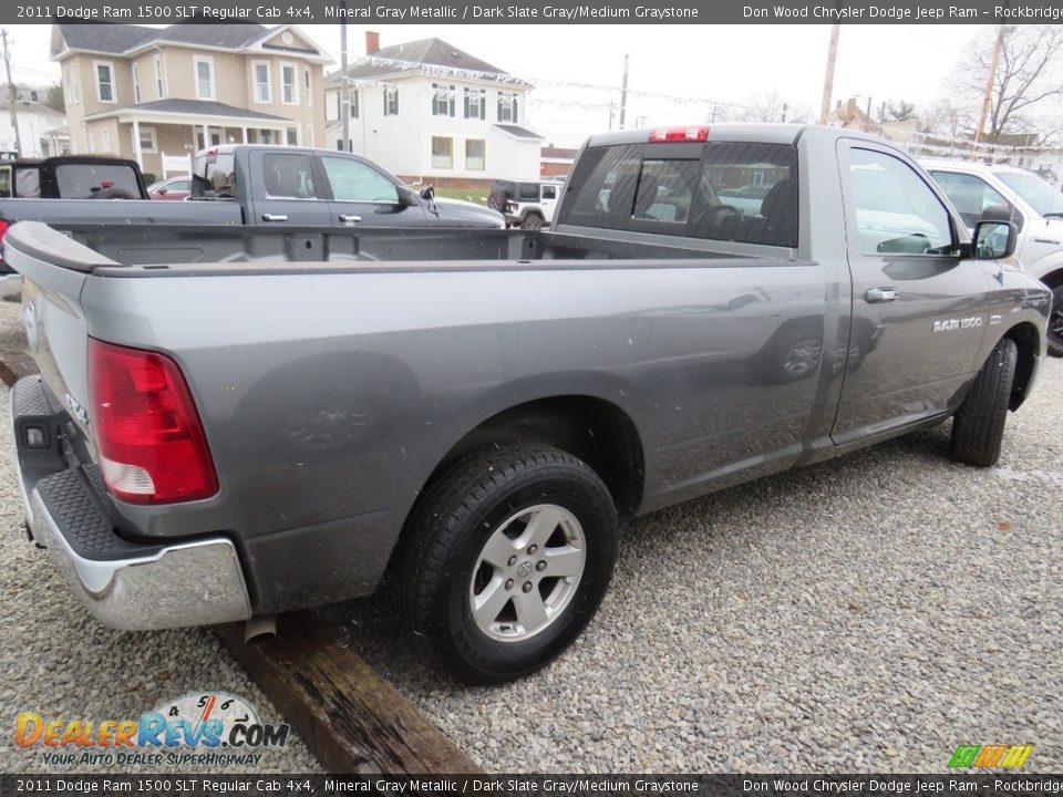 2011 Dodge Ram 1500 SLT Regular Cab 4x4 Mineral Gray Metallic / Dark Slate Gray/Medium Graystone Photo #12