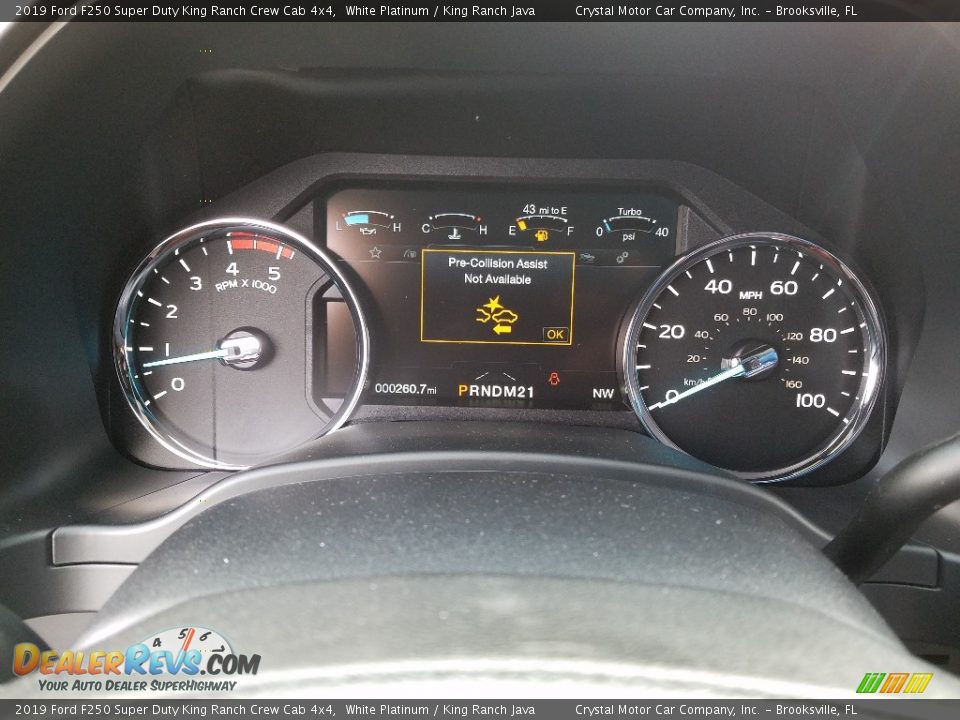 2019 Ford F250 Super Duty King Ranch Crew Cab 4x4 White Platinum / King Ranch Java Photo #14