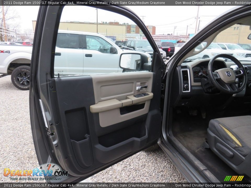 2011 Dodge Ram 1500 SLT Regular Cab 4x4 Mineral Gray Metallic / Dark Slate Gray/Medium Graystone Photo #14