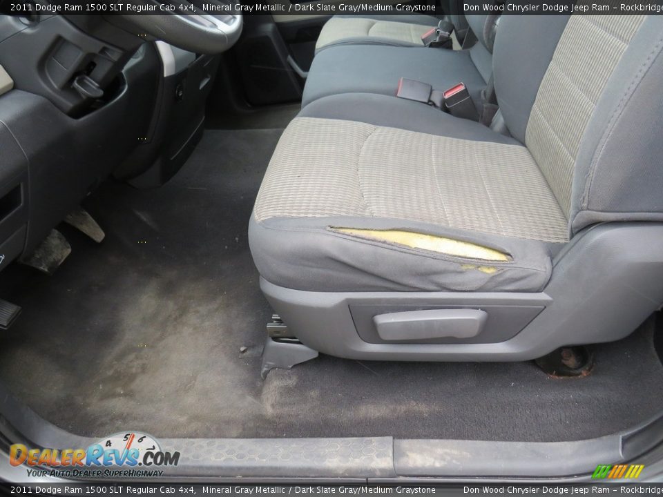 2011 Dodge Ram 1500 SLT Regular Cab 4x4 Mineral Gray Metallic / Dark Slate Gray/Medium Graystone Photo #15