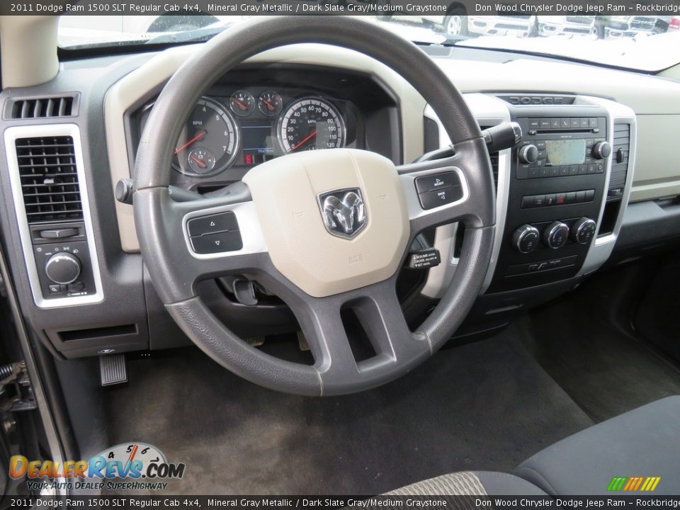 2011 Dodge Ram 1500 SLT Regular Cab 4x4 Mineral Gray Metallic / Dark Slate Gray/Medium Graystone Photo #16