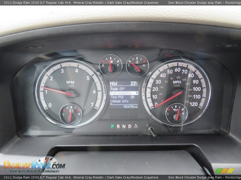 2011 Dodge Ram 1500 SLT Regular Cab 4x4 Mineral Gray Metallic / Dark Slate Gray/Medium Graystone Photo #19