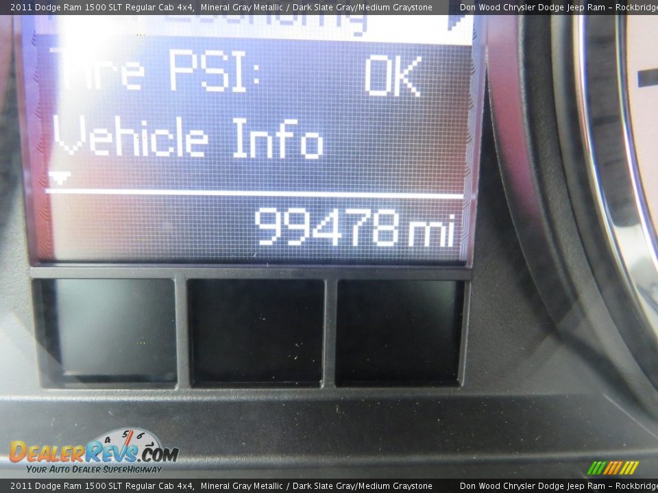 2011 Dodge Ram 1500 SLT Regular Cab 4x4 Mineral Gray Metallic / Dark Slate Gray/Medium Graystone Photo #20