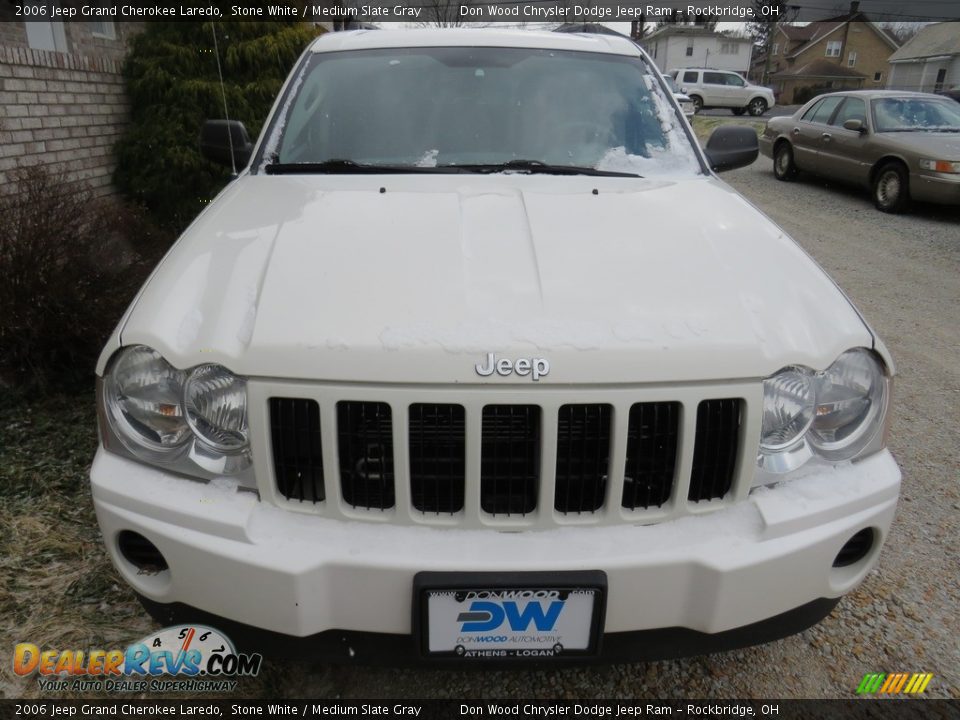 2006 Jeep Grand Cherokee Laredo Stone White / Medium Slate Gray Photo #4