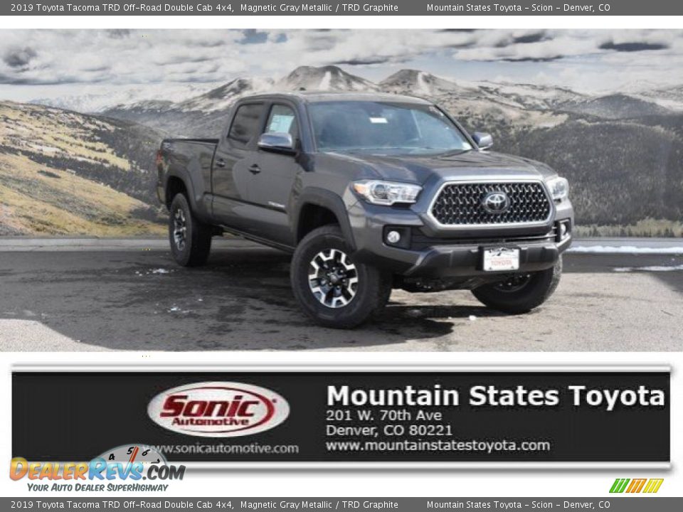 2019 Toyota Tacoma TRD Off-Road Double Cab 4x4 Magnetic Gray Metallic / TRD Graphite Photo #1