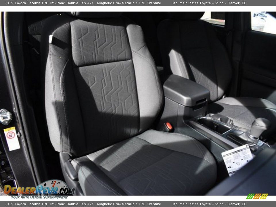2019 Toyota Tacoma TRD Off-Road Double Cab 4x4 Magnetic Gray Metallic / TRD Graphite Photo #13