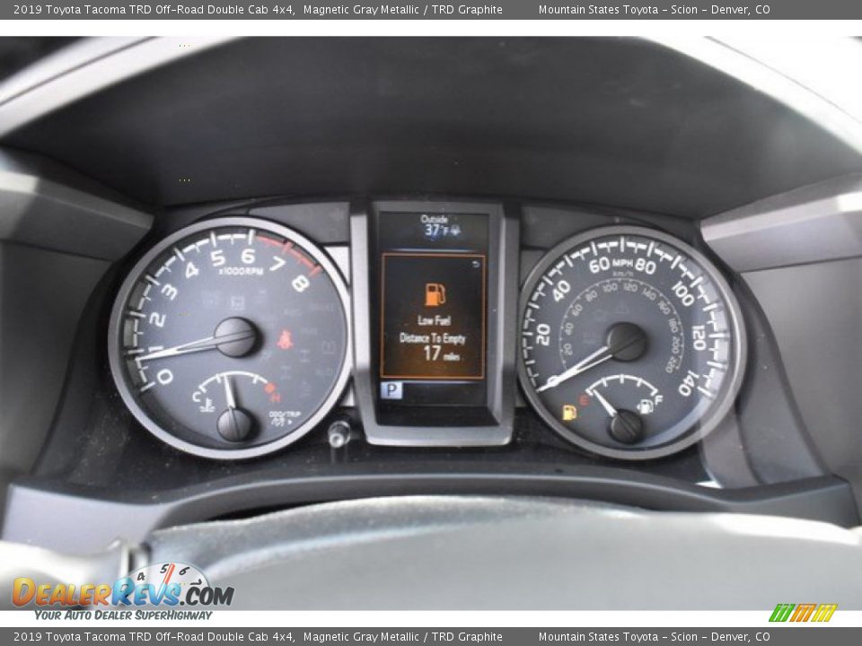 2019 Toyota Tacoma TRD Off-Road Double Cab 4x4 Magnetic Gray Metallic / TRD Graphite Photo #28