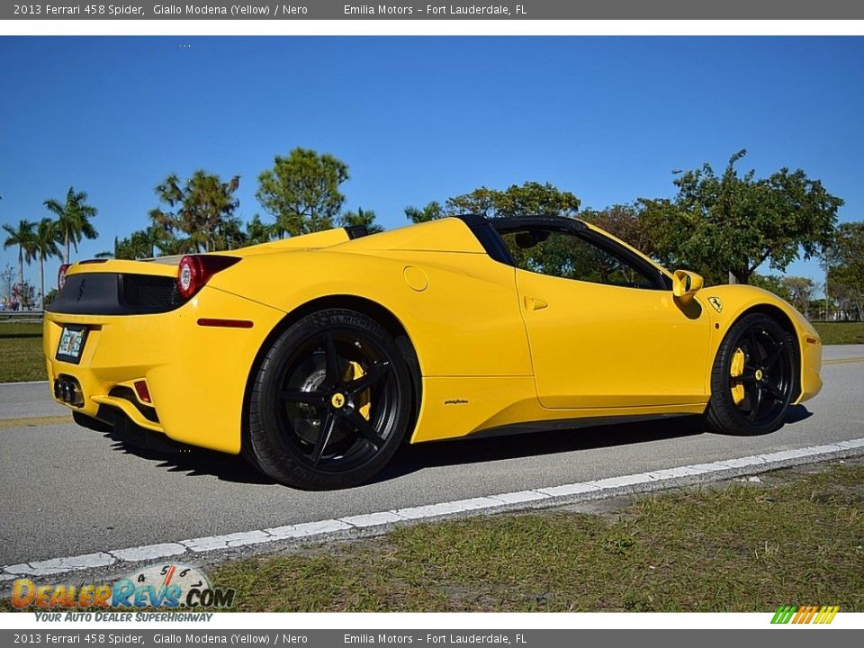Giallo Modena (Yellow) 2013 Ferrari 458 Spider Photo #5