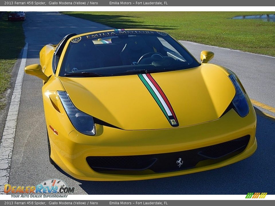 Giallo Modena (Yellow) 2013 Ferrari 458 Spider Photo #15