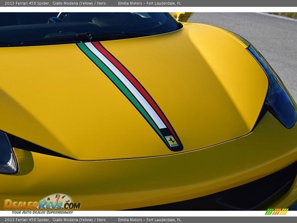 2013 Ferrari 458 Spider Giallo Modena (Yellow) / Nero Photo #17