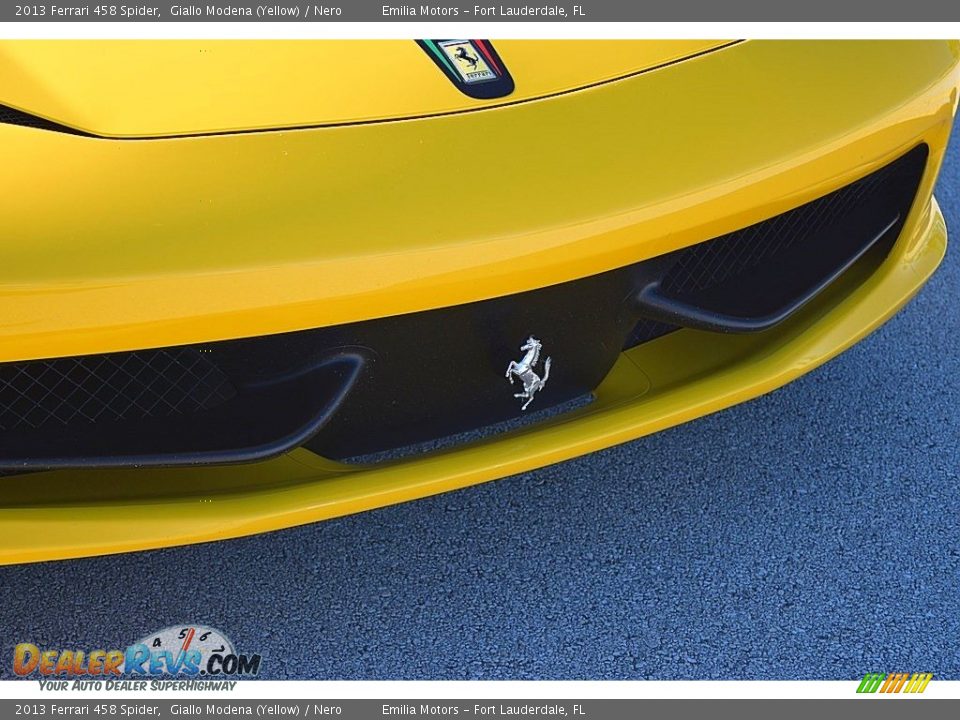 2013 Ferrari 458 Spider Giallo Modena (Yellow) / Nero Photo #18