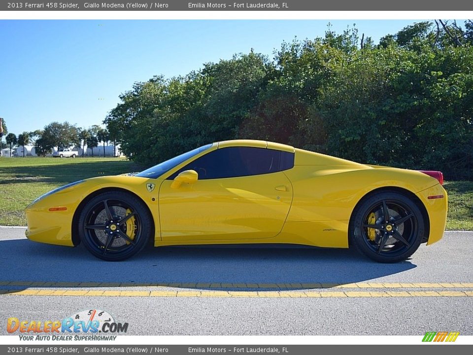 Giallo Modena (Yellow) 2013 Ferrari 458 Spider Photo #29
