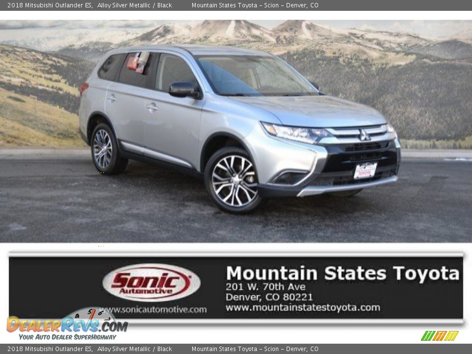 2018 Mitsubishi Outlander ES Alloy Silver Metallic / Black Photo #1