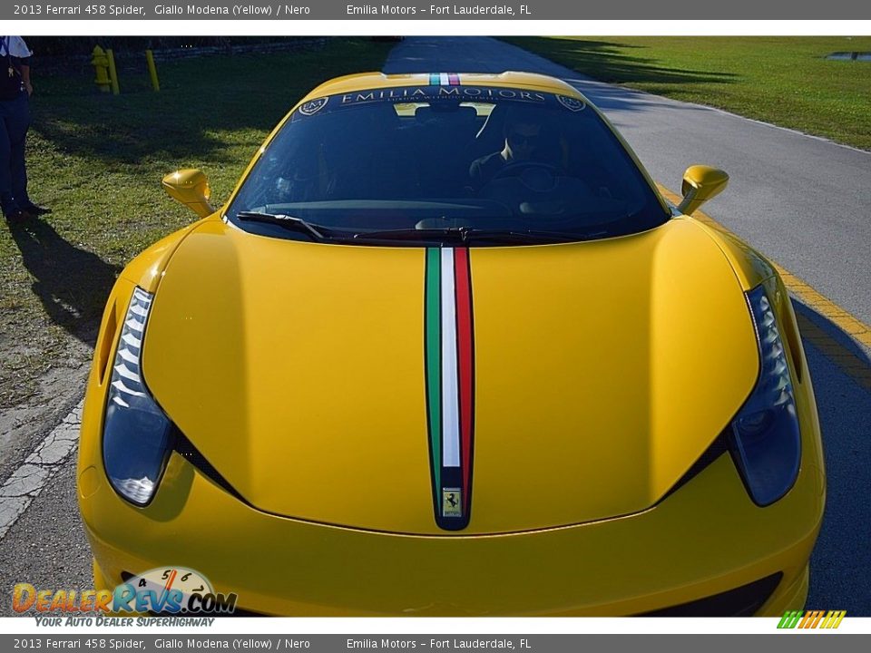 2013 Ferrari 458 Spider Giallo Modena (Yellow) / Nero Photo #32