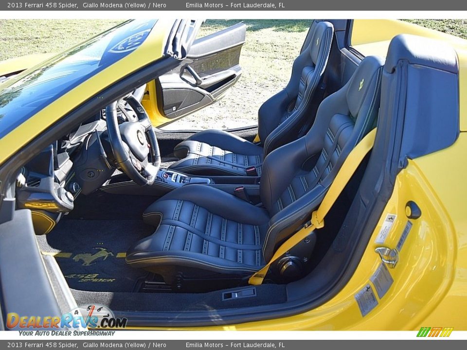 Front Seat of 2013 Ferrari 458 Spider Photo #39