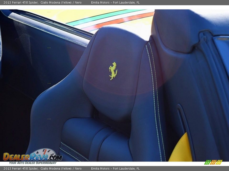 2013 Ferrari 458 Spider Giallo Modena (Yellow) / Nero Photo #40