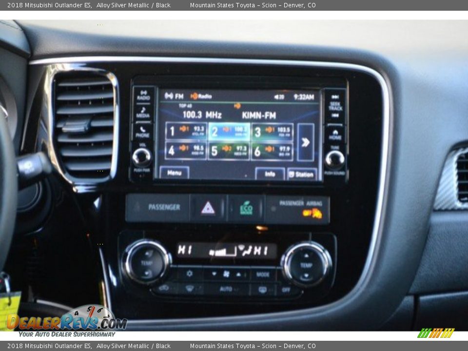 2018 Mitsubishi Outlander ES Alloy Silver Metallic / Black Photo #14