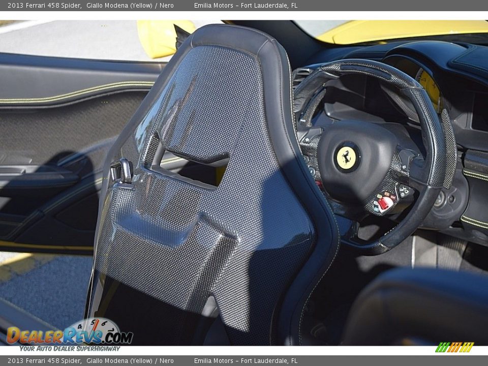 Front Seat of 2013 Ferrari 458 Spider Photo #46