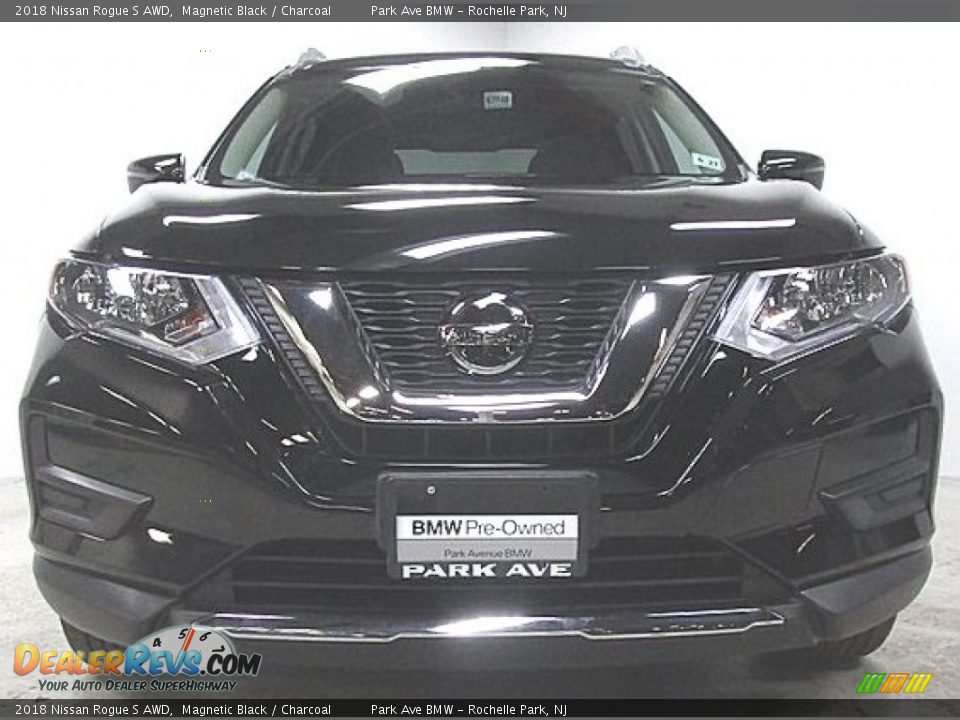 2018 Nissan Rogue S AWD Magnetic Black / Charcoal Photo #6