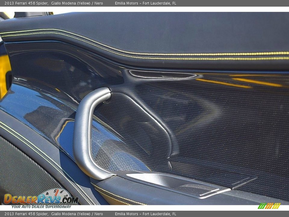 2013 Ferrari 458 Spider Giallo Modena (Yellow) / Nero Photo #54