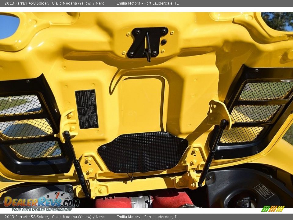 2013 Ferrari 458 Spider Giallo Modena (Yellow) / Nero Photo #60