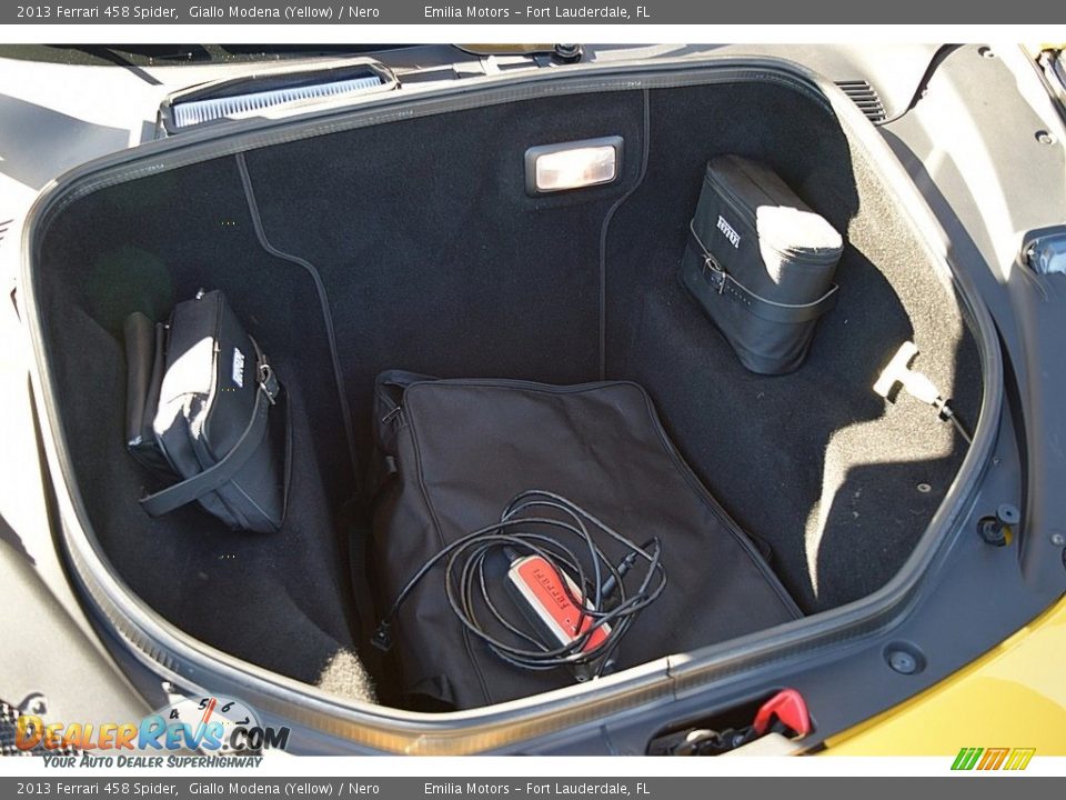 2013 Ferrari 458 Spider Trunk Photo #61