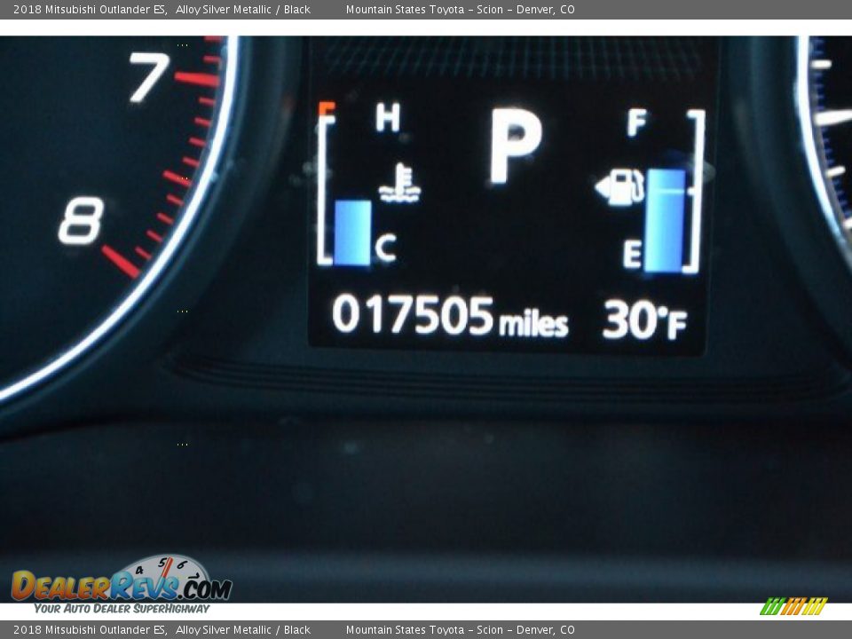 2018 Mitsubishi Outlander ES Alloy Silver Metallic / Black Photo #30