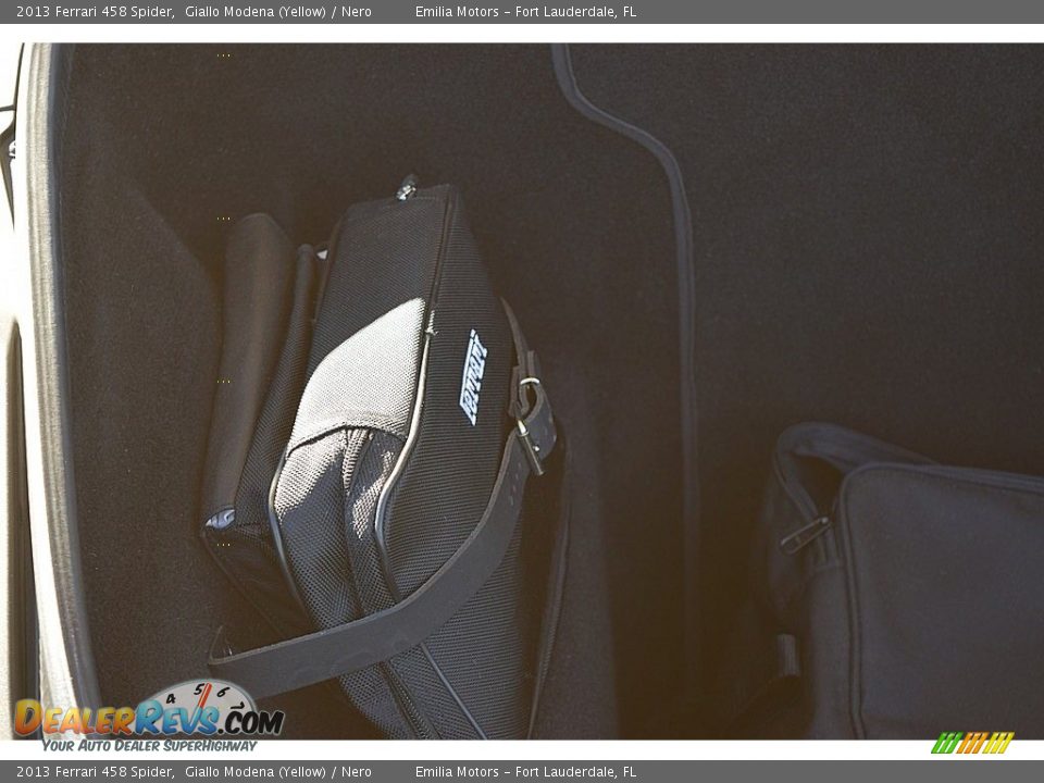 2013 Ferrari 458 Spider Giallo Modena (Yellow) / Nero Photo #62