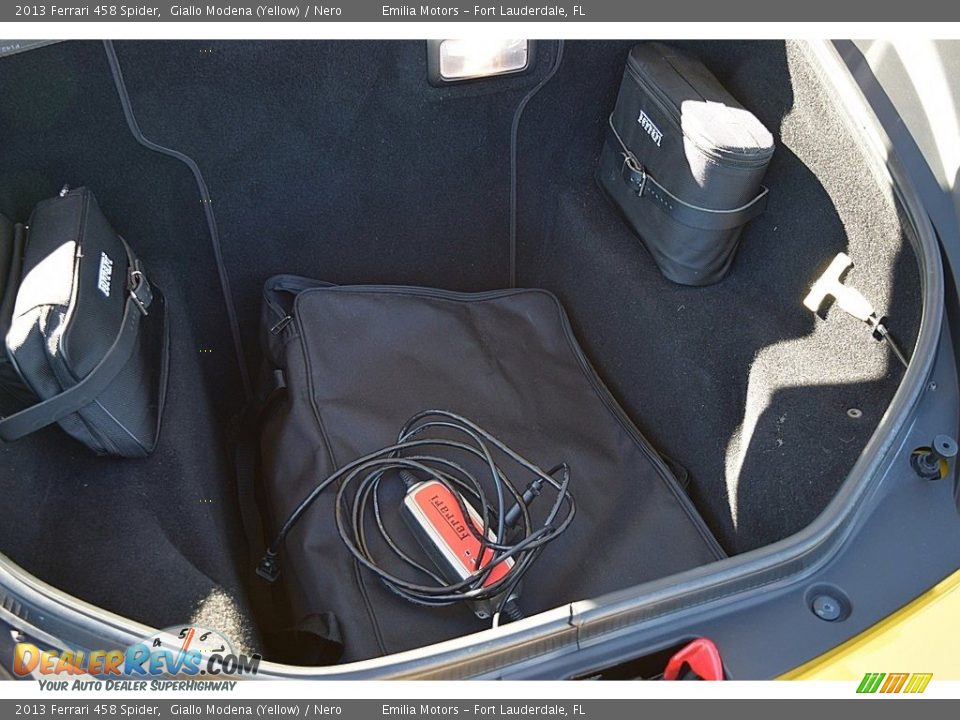 2013 Ferrari 458 Spider Giallo Modena (Yellow) / Nero Photo #64