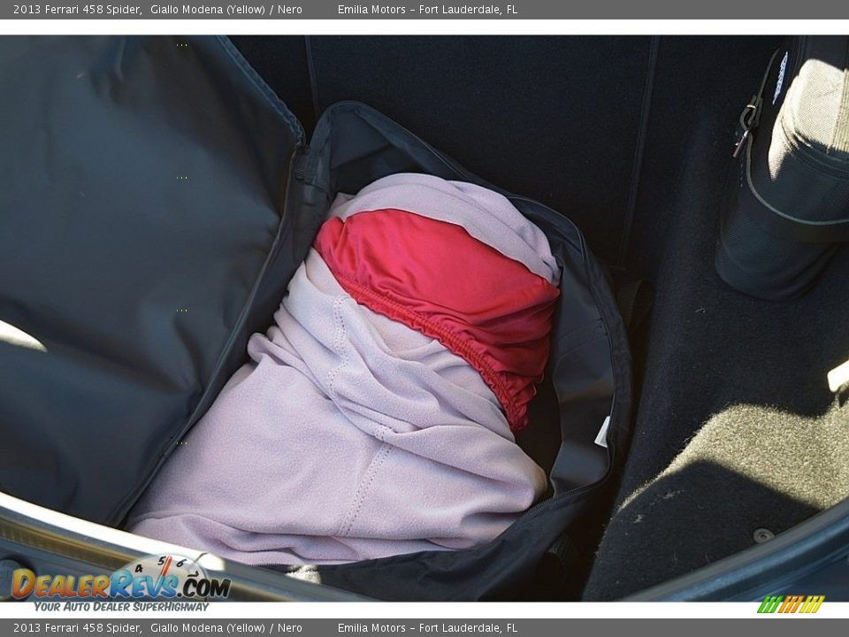 2013 Ferrari 458 Spider Giallo Modena (Yellow) / Nero Photo #65