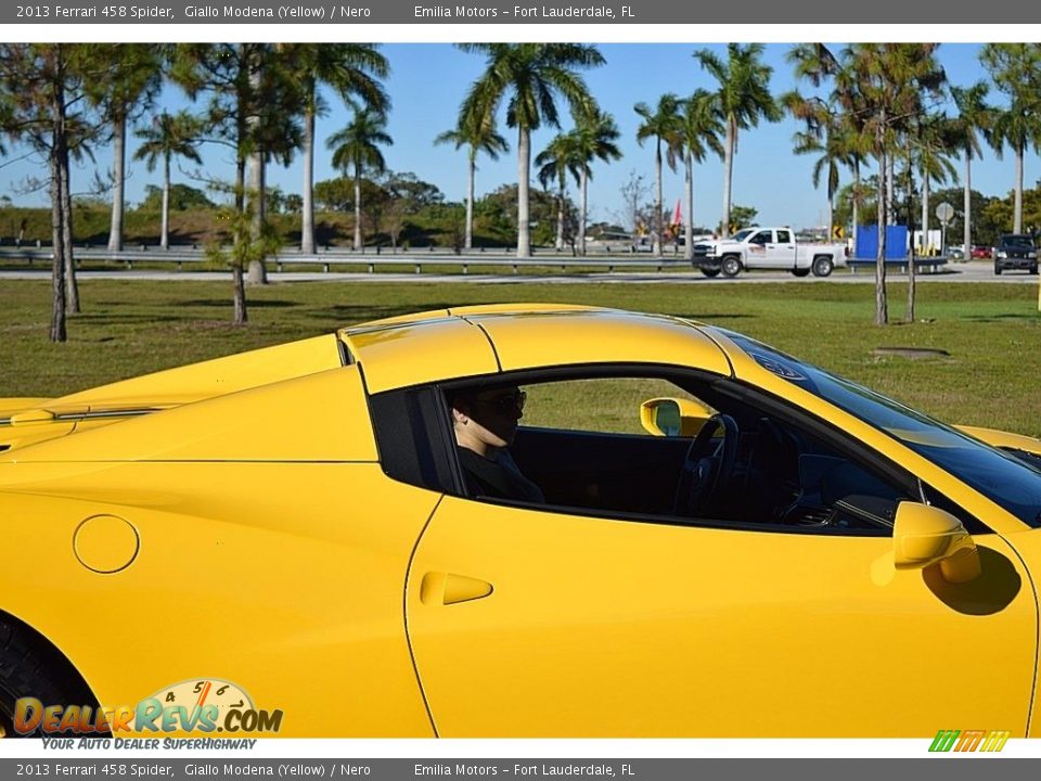 2013 Ferrari 458 Spider Giallo Modena (Yellow) / Nero Photo #72