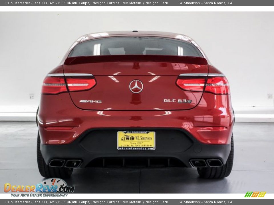 2019 Mercedes-Benz GLC AMG 63 S 4Matic Coupe designo Cardinal Red Metallic / designo Black Photo #3