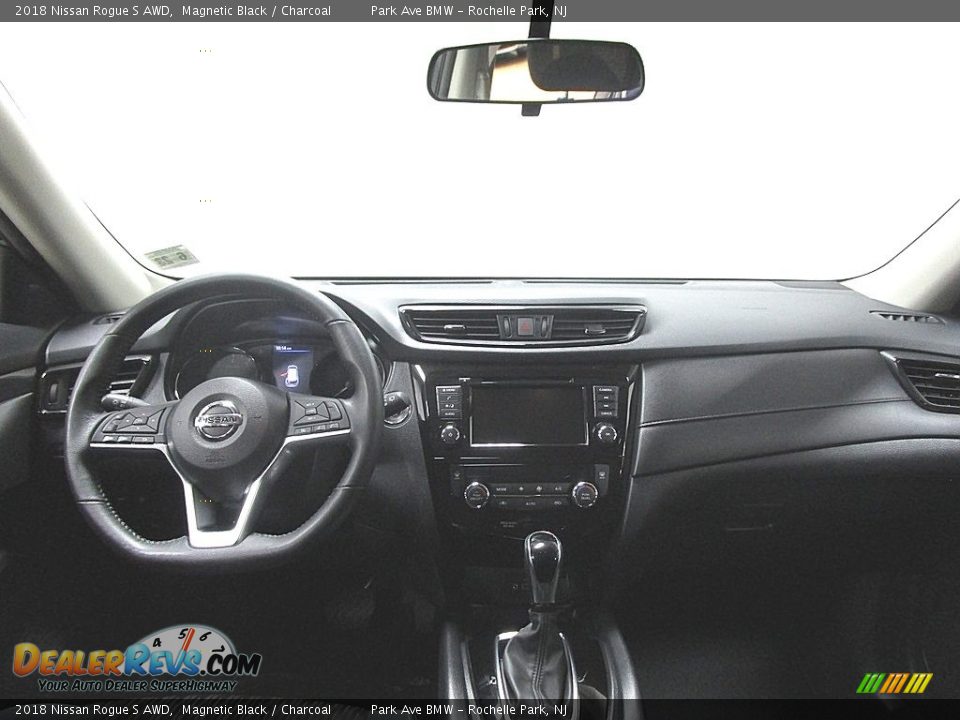 2018 Nissan Rogue S AWD Magnetic Black / Charcoal Photo #21