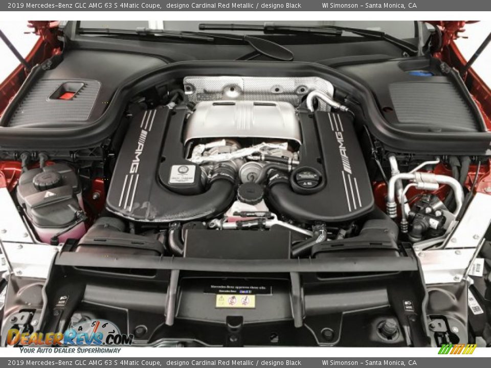 2019 Mercedes-Benz GLC AMG 63 S 4Matic Coupe 4.0 Liter AMG biturbo DOHC 32-Valve VVT V8 Engine Photo #8
