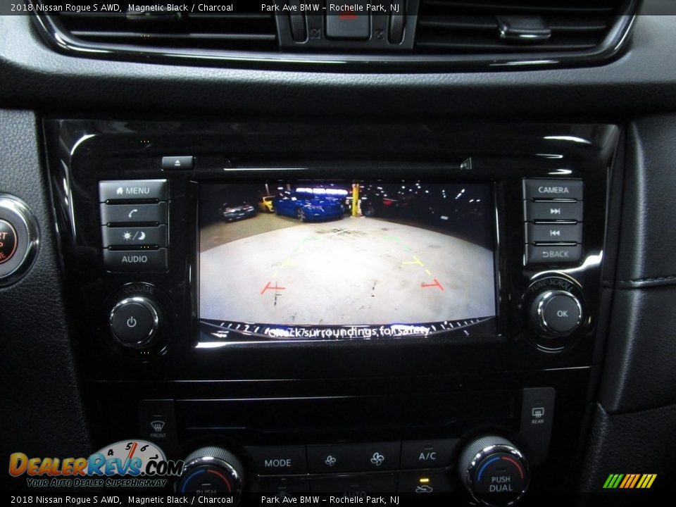 2018 Nissan Rogue S AWD Magnetic Black / Charcoal Photo #25
